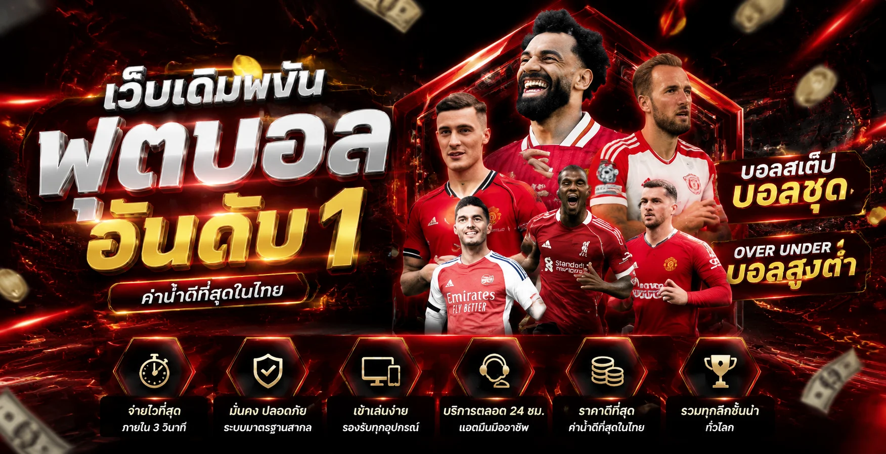 แทงบอลออนไลน์ SUPERWINWAY ราคาน้ำดีครบทุกลีก